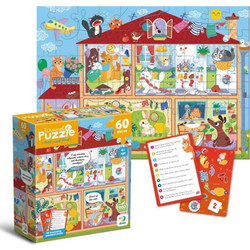 Παιδικό Puzzle Dodo Κατοικίδια Στο Σπίτι 60 Κομμάτια