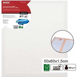 ArtiX Paints Καμβάς Ζωγραφικής σε Τελάρο Βαμβακερός Λευκός 50x60cm