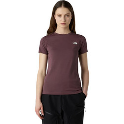 The North Face Simple Dome Tee Γυναικείο Αθλητικό T-Shirt Σοκολατί NF0A87NH-BQ7