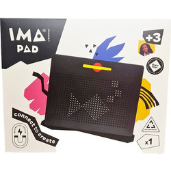 Imapad Connect & Create Μαγνητικό Παιχνίδι Σχεδίασης Μαύρο