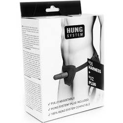 Hung System Harness Strap On Μαύρο