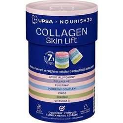 Upsa Collagen Skin Lift με Υαλουρονικό Οξύ & Βιταμίνη C 30 Ζελεδάκια