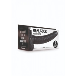 Shots Realrock 9" Hollow Harness Strap On με Dildo 23cm Μαύρο