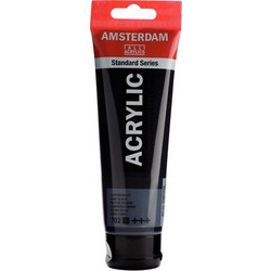 Royal Talens Amsterdam 702 Lamp Black Ακρυλικό Χρώμα Ζωγραφικής 120ml