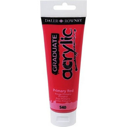Daler-Rowney Graduate 540 Primary Red Ακρυλικό Χρώμα Ζωγραφικής 120ml