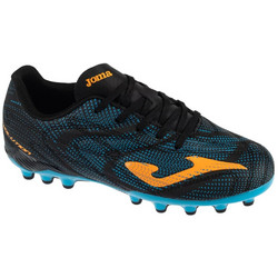 Joma Evolution Jr 2601 AG EVJS2601AG Παιδικά Ποδοσφαιρικά Παπούτσια με Τάπες Μαύρα Πετρόλ