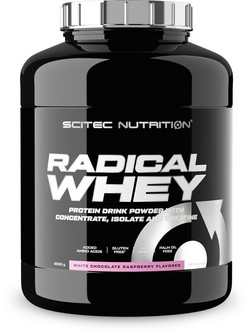 Scitec Nutrition Radical Whey White Chocolate Raspberry Πρωτεΐνη Ορού Γάλακτος Χωρίς Γλουτένη 2kg