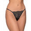 Milena By Paris Γυναικείο Sexy String με Δαντέλα Μαύρο 6894