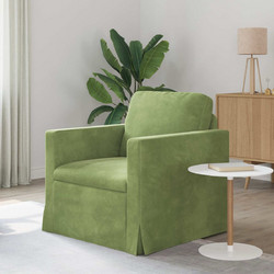 vidaXL Πολυθρόνα Relax Βελούδινη Πράσινο Mint 42024407