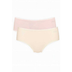Sloggi Βαμβακερά Γυναικεία Slip με Δαντέλα 2Pack 10207340-M003