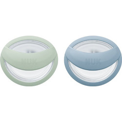 Nuk Perfect Match Ορθοδοντικές Πιπίλες Σιλικόνης 0-6m Πράσινο Mint Μπλε 2τμχ
