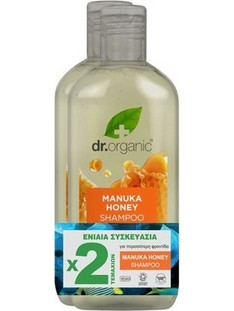 Dr. Organic Manuka Honey Σαμπουάν για Επανόρθωση 2x265ml
