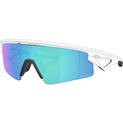 Oakley OO9531 04 Ανδρικά Γυαλιά Ηλίου Μάσκα Κοκάλινα Λευκά με Μπλε Φακό