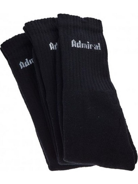 Admiral Ανδρικές Κάλτσες Ψηλές Μαύρες 3Pack 2921900001-1