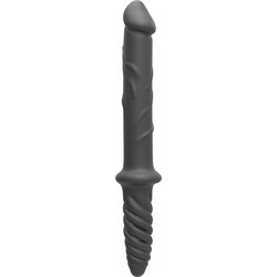 Zenn Silicone Double Πρωκτικό Dildo 23cm Μαύρο