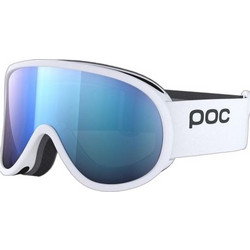 Poc Retina Mid Μάσκα Σκι & Snowboard Ενηλίκων Λευκή με Φακό Καθρέπτη Μπλε