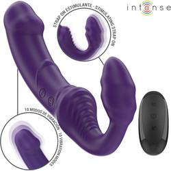 Intense Jill Strapless Strap On 20cm με Δόνηση Μωβ