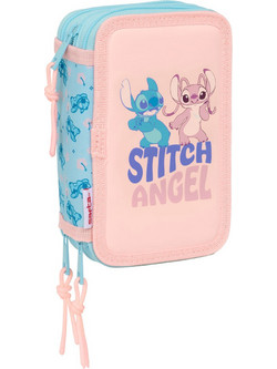 Safta Lilo & Stitch Ohana Κασετίνα Γεμάτη με 3 Θήκες Πολύχρωμη S4313539