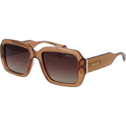 Polaroid Eyewear PLD6223SX 5409 Γυναικεία Γυαλιά Ηλίου Τετράγωνα Κοκάλινα Καφέ με Καφέ Φακό