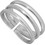 Emmanuela handcrafted for you Γυναικείο Δαχτυλίδι Τρίβερο από Ασήμι 925 2109