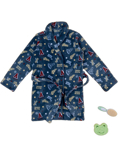Prenatal Athletic Παιδική Ρόμπα Fleece Χειμωνιάτικη Navy Μπλε 1440885