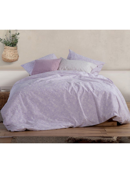 Nef-Nef Σετ Σεντόνια King Size Βαμβακερά 280x270 Garnet Mauve