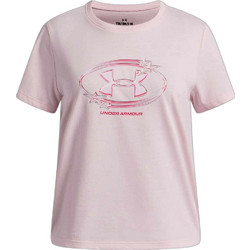 Under Armour Παιδικό T-Shirt Κοντομάνικο Ροζ 6009718-647