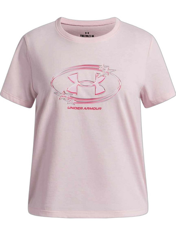 Under Armour Παιδικό T-Shirt Κοντομάνικο Ροζ 6009718-647