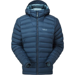 Rab Cirrus Alpine Γυναικείο Μπουφάν Χειμωνιάτικο Puffer Μακρύ Navy Μπλε QIP-26-TMB-12