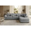 Epiplo World Brussels Γωνιακός Καναπές Δεξιά Γωνία Γκρι 303x228x86cm 0011.MS23LGDX