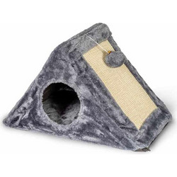 Glee Cora Φωλιά με Ονυχοδρόμιο Ανθρακί 49x27x32cm
