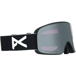 Anon M6 Cylindrical MFI Μάσκα Σκι & Snowboard Ενηλίκων Μαύρη με Φιμέ Φακό Γκρι