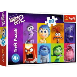 Παιδικό Puzzle Trefl Inside Out 2 Know Your Emotions 60 Κομμάτια