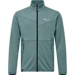 Salewa Ανδρική Ζακέτα Φούτερ με Φερμουάρ Πετρόλ 29094-8260