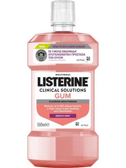 Listerine Clinical Solutions Gum Στοματικό Διάλυμα για Προστασία Ούλων 500ml