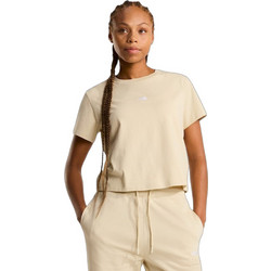 The North Face Essential Regular Cutie Γυναικείο Αθλητικό Crop Top Μπεζ NF0A8GR1-DOM