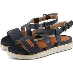 Wrangler Δερμάτινα Γυναικεία Σανδάλια Navy Μπλε WL181702-16