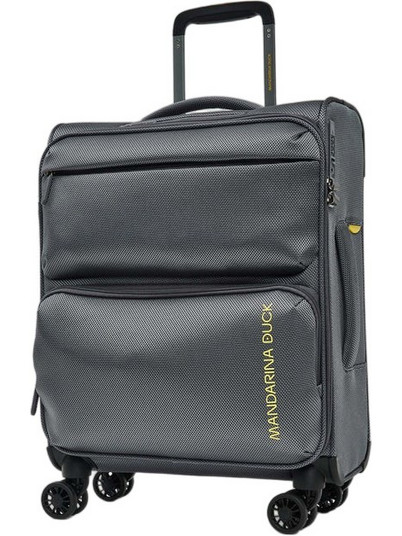 Mandarina Duck Zephyr P10OTV01-29U Βαλίτσα Καμπίνας 55x40x20cm με 4 Ρόδες Γκρι