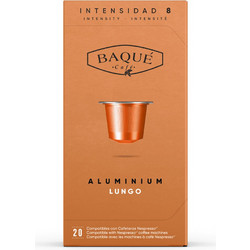 Caf?s Baqu? Κάψουλες Espresso Lungo Συμβατές με Μηχανή Nespresso 20τμχ