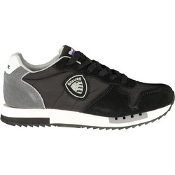 Blauer Ανδρικά Sneakers Μαύρα S6QUEENS05-BLKWHI
