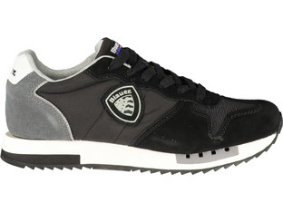 Blauer Ανδρικά Sneakers Μαύρα S6QUEENS05-BLKWHI