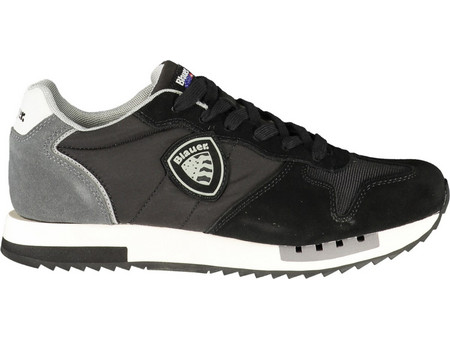 Blauer Ανδρικά Sneakers Μαύρα S6QUEENS05-BLKWHI