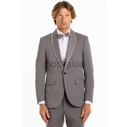 Versace 19V69 Romeo Ανδρικό Κοστούμι Χειμερινό με Κανονική Εφαρμογή Γκρι 07.31