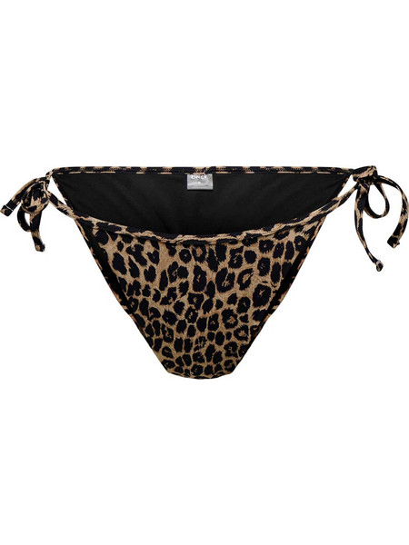 Only Bikini Slip Animal Print Καφέ 15314810
