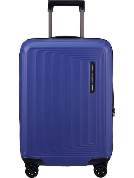 Samsonite Nuon 134399-9015 Βαλίτσα Καμπίνας 55x40x20cm με 4 Ρόδες Μπλε