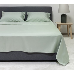 Naf Naf Σετ Σεντόνια Μονά Βαμβακοσατέν 170x270 Unique Aqua