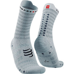 Compressport Pro Racing Ανδρικές Κάλτσες Ψηλές με Σχέδια Γκρι XU00050B-0010