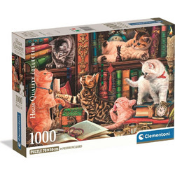 Puzzle Clementoni Curious Whiskers 1000 Κομμάτια