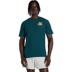 New Balance Ανδρικό Αθλητικό T-Shirt Πετρόλ MT61T0QM