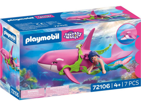 Playmobil Fantasy & Magic Γοργόνα με Φάλαινα Όρκα για 4+ Ετών 72106
